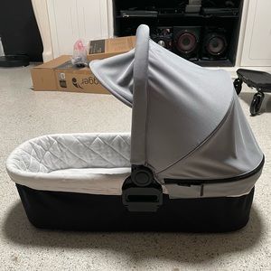 Baby Jogger ‎2104378 Bassinet City Mini 2 Double Pram Carrycot, Slate